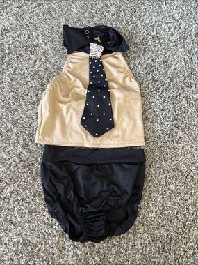 Kellé Black and Tan Child Dance Costume